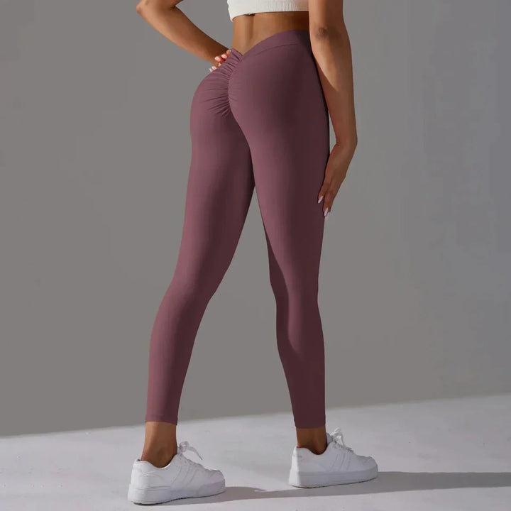 Scrunch Compression Yoga Gym Fitness Leggings – Sculpted Support for Every Move