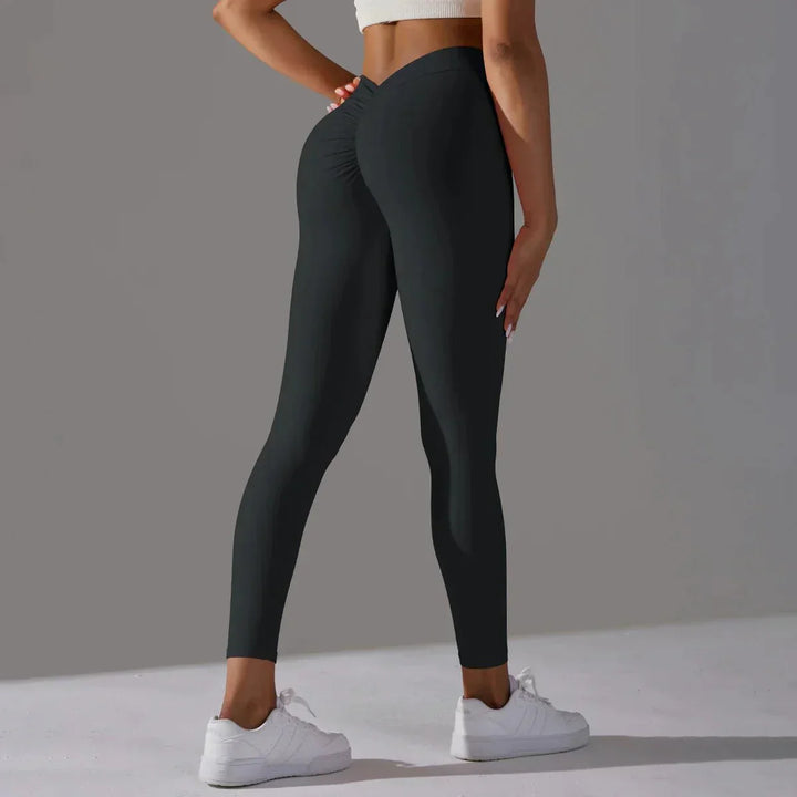 Scrunch Compression Yoga Gym Fitness Leggings – Sculpted Support for Every Move