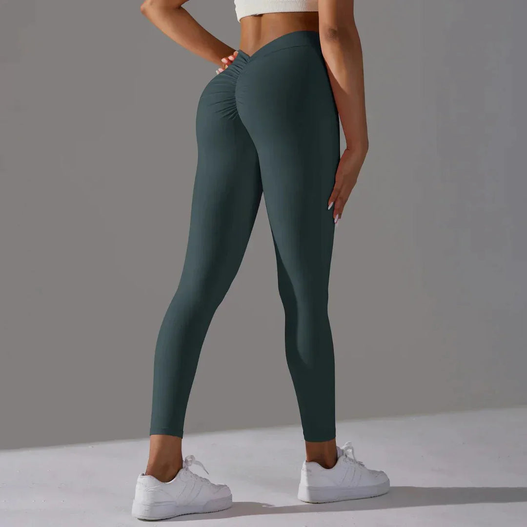 Scrunch Compression Yoga Gym Fitness Leggings – Sculpted Support for Every Move