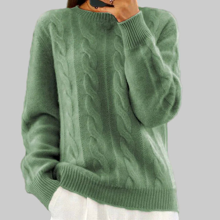Women’s Warm Knit Sweater – Cozy Layering Piece
