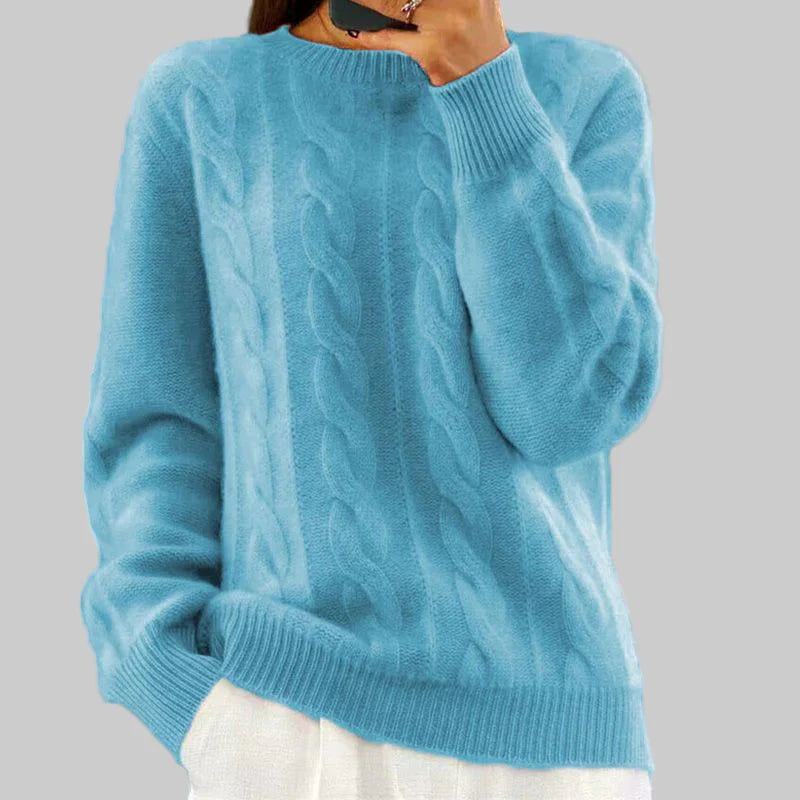 Women’s Warm Knit Sweater – Cozy Layering Piece