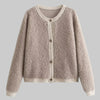 Women’s Button-Cardigan – Soft Layer with Statement Texture