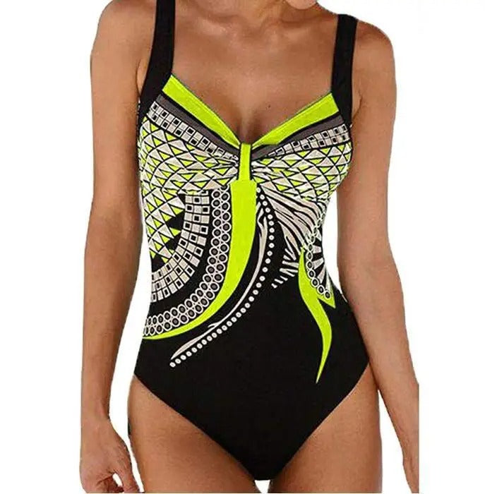 Flattering Printed Swimsuit