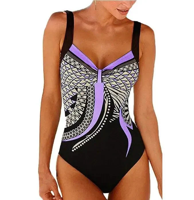 Flattering Printed Swimsuit