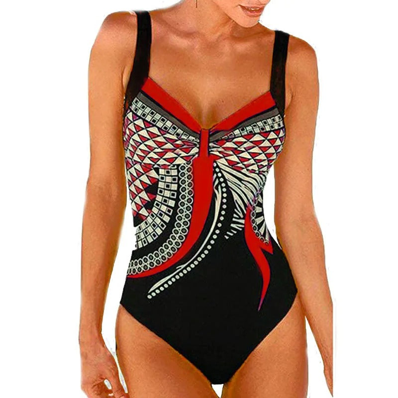 Flattering Printed Swimsuit