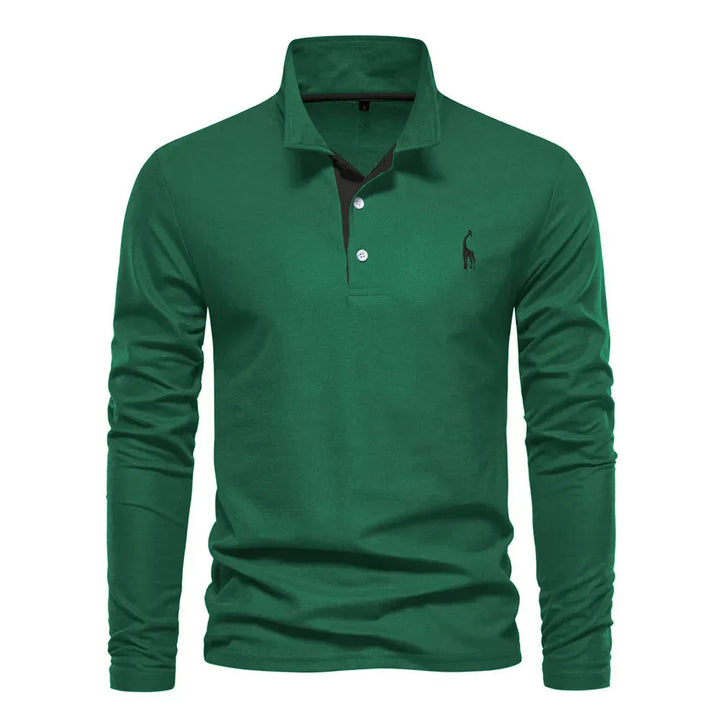 Bastian – Long Sleeve Polo for men