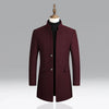 Men’s Elegant Wool-like Classic Coat Timeless Formal Layer